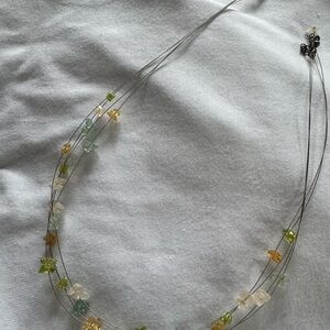 Multicolor Semi Precious Gemstone Necklace